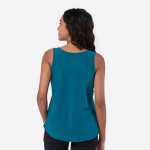 Women Teal Breezy Basic Tank A Line Top