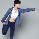 HRX By Hrithik Roshan Training Women Ink Blue Rapid-Dry Jackets